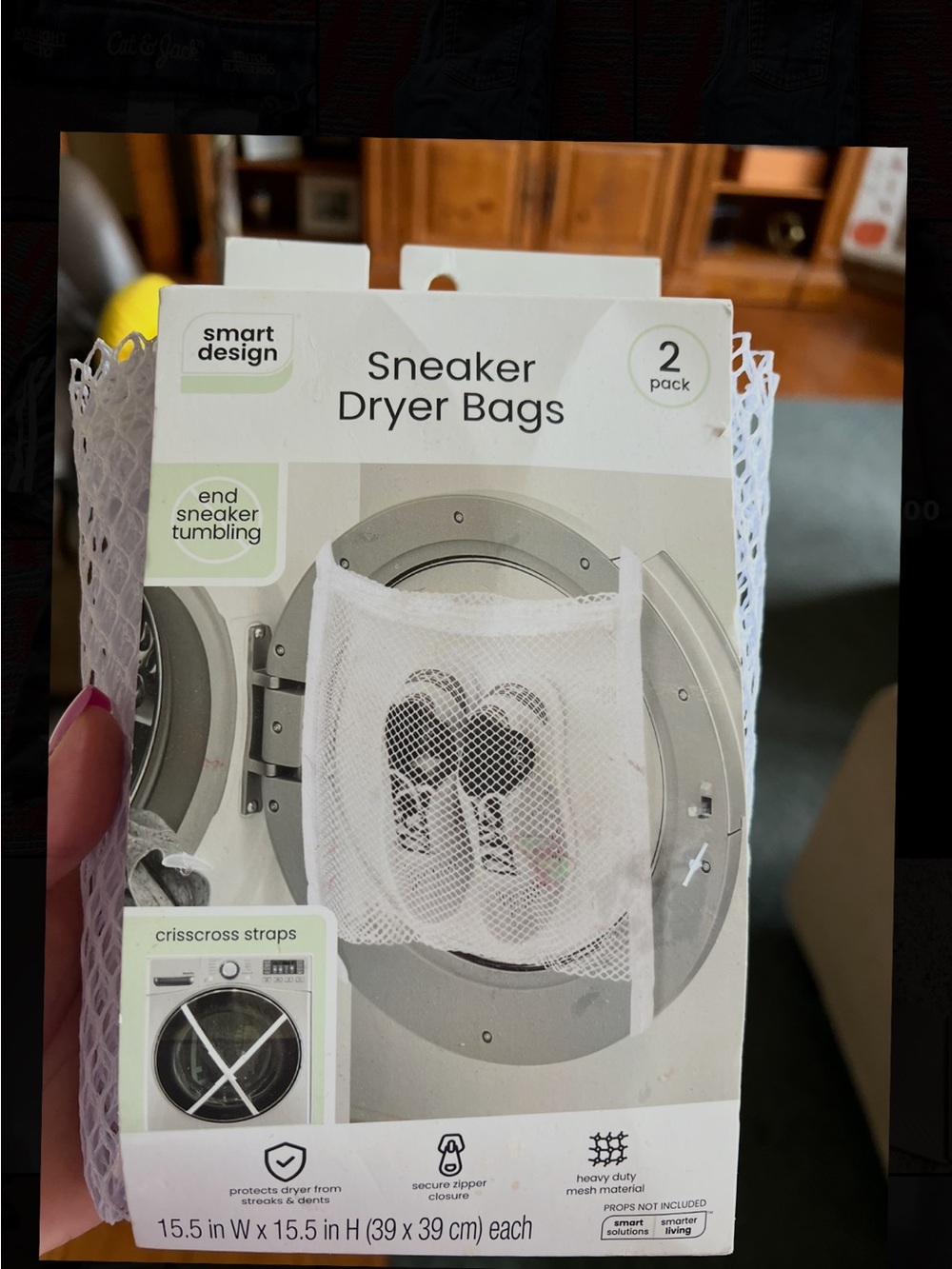 White Sneaker Dryer Bags - 2 Pack